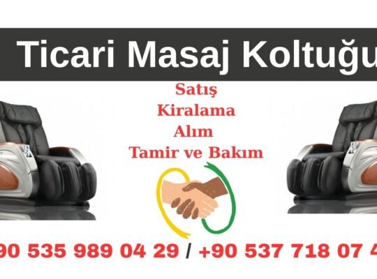 Hastane kantinine uygun ürünler / Masaj koltuğu ha